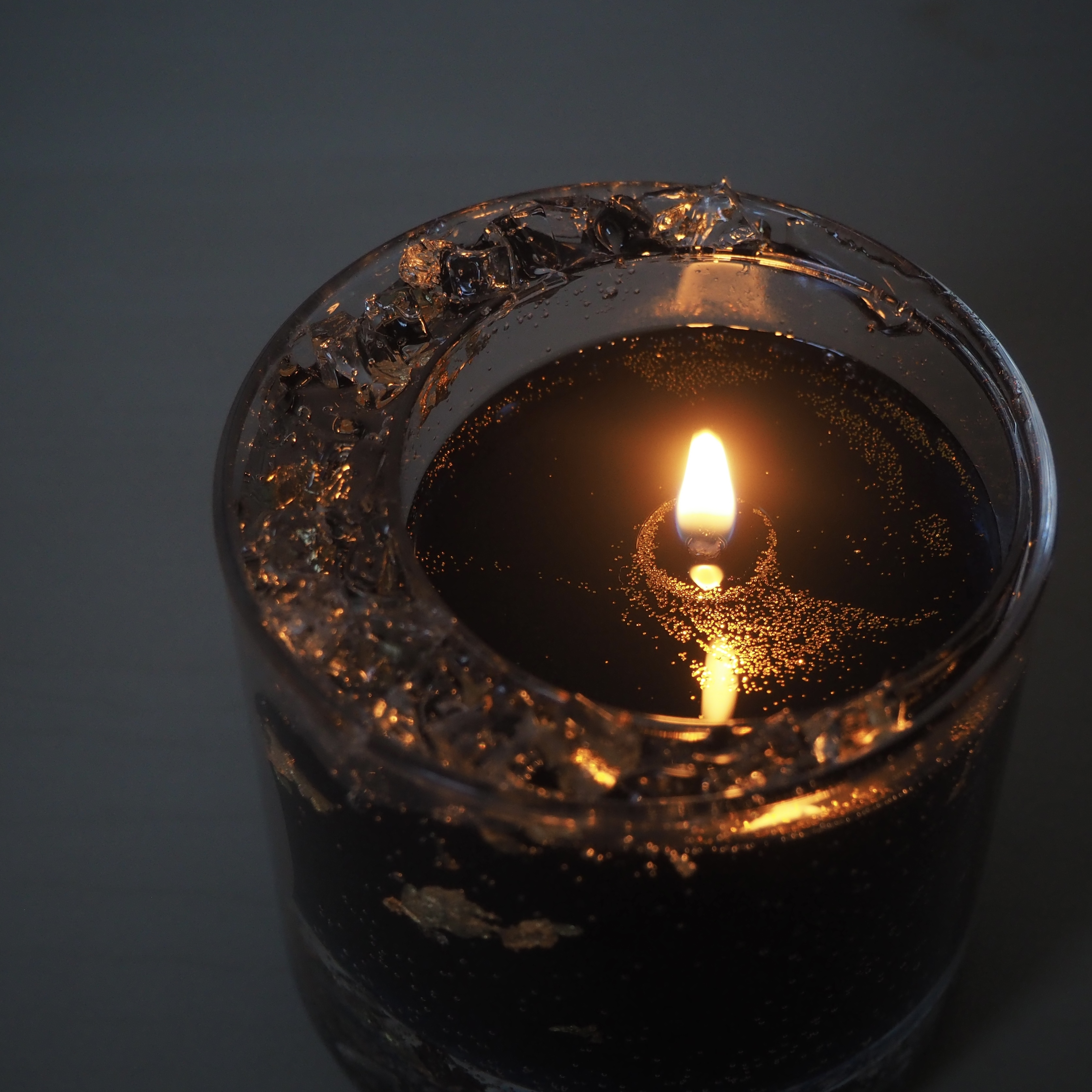 月と星　アロマキャンドル